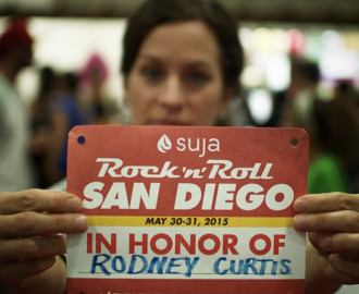 Darrel Ellis snapped this photo of Leslie Ellis, who raised money, awareness and my spirits. 